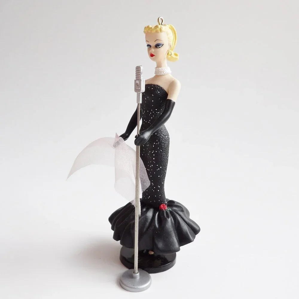 Hallmark Keepsake BARBIE Solo In The Spotlight Ornament in Box Vintage Look 1995